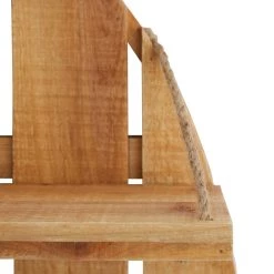 Hot Sale 👍 Set of 2 Brown Fir Coastal Wall Shelf, 8" x 32" x 14" by Ivory and Iris 🔥 -Cheap Ivory and Iris Store D502392S 3