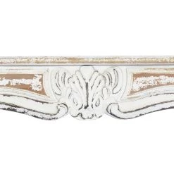 Deals 👏 White Wood Vintage Wall Shelf, 9" x 36" x 6" by Ivory and Iris 🔔 -Cheap Ivory and Iris Store D502399S 4