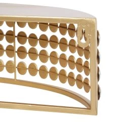 Hot Sale ✨ Set of 2 Gold Metal Contemporary Wall Shelves 28", 24" by Ivory and Iris 🌟 -Cheap Ivory and Iris Store D502401S 6