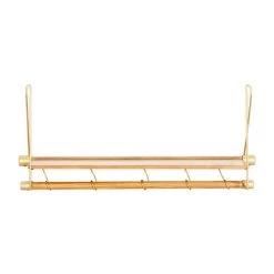 Outlet β Gold Wood Contemporary Wall Hook, 14" x 23" x 6" by Ivory and Iris π 12 Outlet β Gold Wood Contemporary Wall Hook, 14" x 23" x 6" by Ivory and Iris π -Cheap Ivory and Iris Store D502406S 5