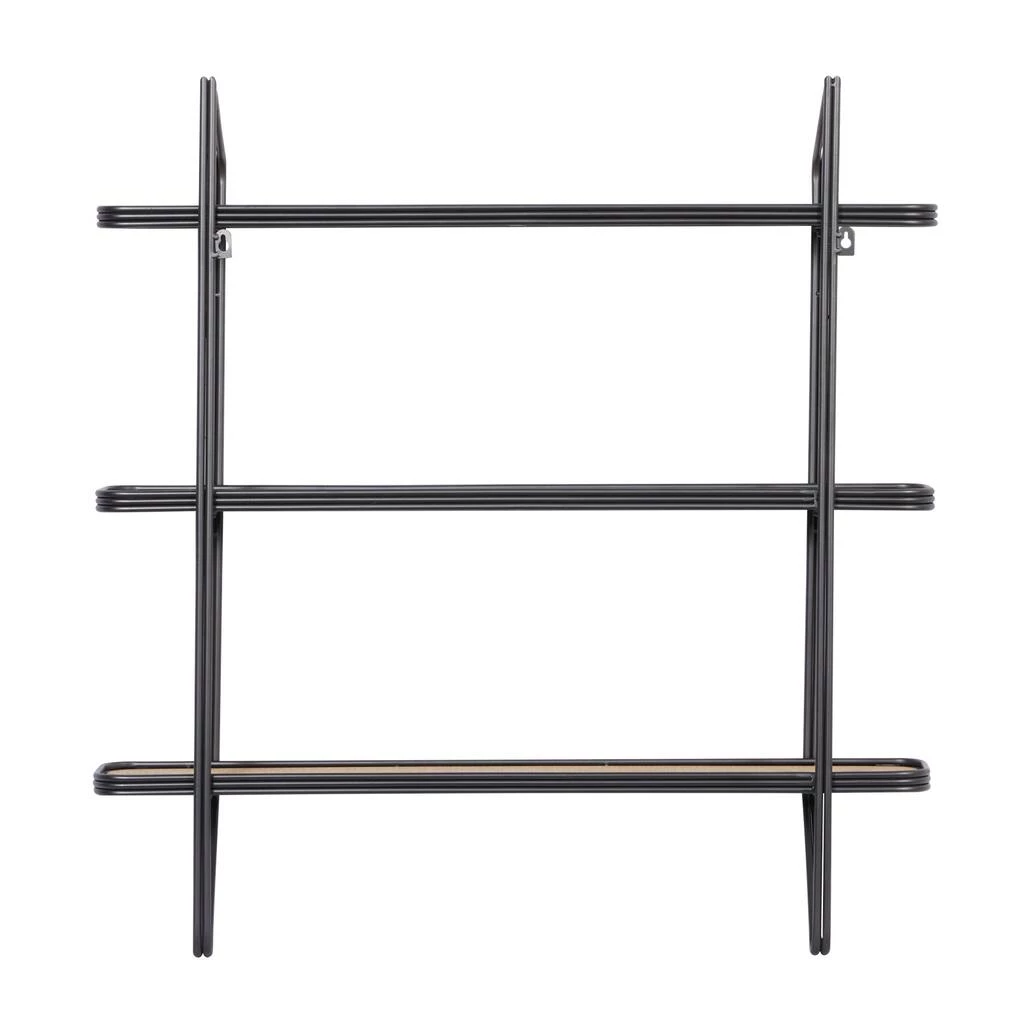 New β Gray Metal and Wood Industrial Wall Shelves, 34" x 32" x 6" by Ivory and Iris π 5 New β Gray Metal and Wood Industrial Wall Shelves, 34" x 32" x 6" by Ivory and Iris π - Image 5