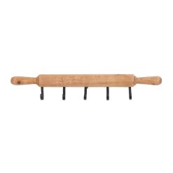 Flash Sale ⭐ Brown Fir Modern Farmhouse Wall Hook, 3" x 28" x 5" by Ivory and Iris 👏