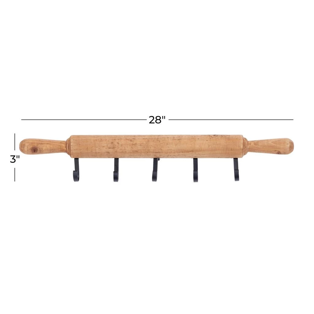 Flash Sale β Brown Fir Modern Farmhouse Wall Hook, 3" x 28" x 5" by Ivory and Iris π 5 Flash Sale β Brown Fir Modern Farmhouse Wall Hook, 3" x 28" x 5" by Ivory and Iris π - Image 5