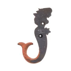 Promo 🧨 Set of 3 Multi Colored Metal Coastal Wall Hook, 4" x 7" by Ivory and Iris 🔥 -Cheap Ivory and Iris Store D502461S 4