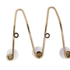 Deals 😀 Set of 3 Gold Metal Glam Wall Hook, 4", 10", 17" by Ivory and Iris 😀 -Cheap Ivory and Iris Store D502463S 4