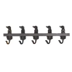 Hot Sale 😉 Multi Colored Metal Farmhouse Wall Hook, 5" x 19" x 1" by Ivory and Iris 🥰 -Cheap Ivory and Iris Store D502476S 6