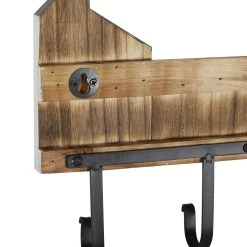 Brand new 🤩 Multi Colored Wood Farmhouse Wall Hook, 10" x 20" x 2" by Ivory and Iris 🥰 10 Brand new 🤩 Multi Colored Wood Farmhouse Wall Hook, 10" x 20" x 2" by Ivory and Iris 🥰 -Cheap Ivory and Iris Store D502480S 4