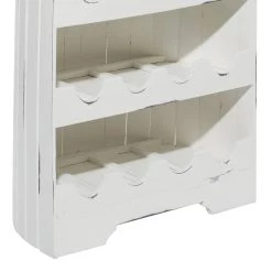 Top 10 ⌛ 76'' White Wood Coastal Standing Wine Rack by Ivory and Iris 💯 -Cheap Ivory and Iris Store D502510S 3