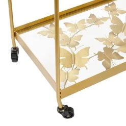 Best Pirce π Gold Metal Contemporary Bar Cart, 31" x 28" x 14" by Ivory and Iris π₯° 11 Best Pirce π Gold Metal Contemporary Bar Cart, 31" x 28" x 14" by Ivory and Iris π₯° -Cheap Ivory and Iris Store D502524S 3