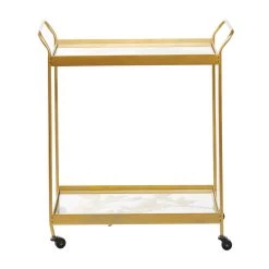 Best Pirce π Gold Metal Contemporary Bar Cart, 31" x 28" x 14" by Ivory and Iris π₯° 15 Best Pirce π Gold Metal Contemporary Bar Cart, 31" x 28" x 14" by Ivory and Iris π₯° -Cheap Ivory and Iris Store D502524S 7