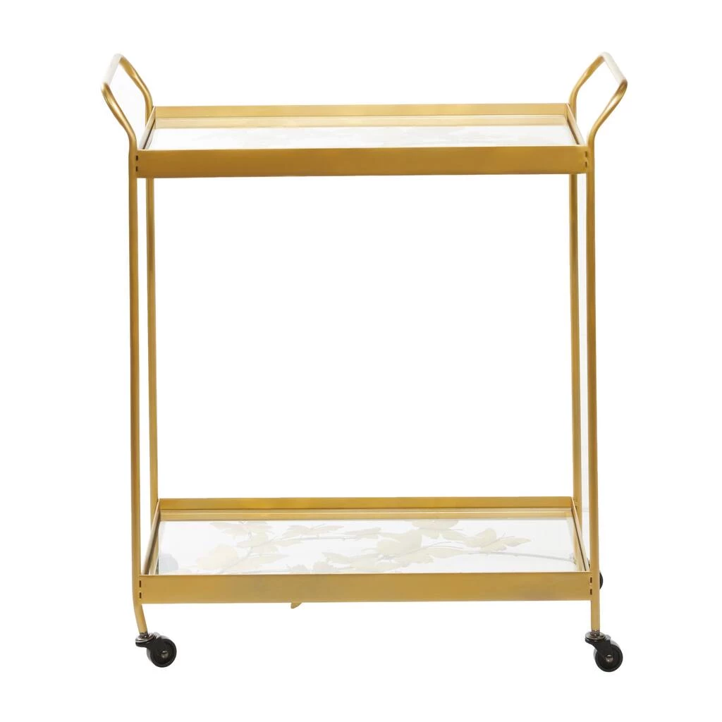 Best Pirce π Gold Metal Contemporary Bar Cart, 31" x 28" x 14" by Ivory and Iris π₯° 7 Best Pirce π Gold Metal Contemporary Bar Cart, 31" x 28" x 14" by Ivory and Iris π₯° - Image 7