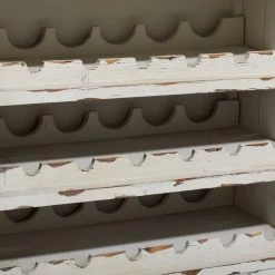 Best reviews of ✔️ 32'' White Farmhouse Wood Wine Storage by Ivory and Iris 🔔 -Cheap Ivory and Iris Store D502525S 10