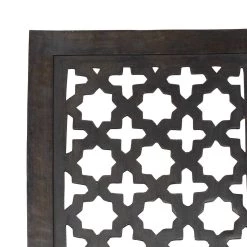 Cheap 🛒 Black Traditional Ornamental Wood Wall Decor, 72" x 20" by Ivory and Iris 🧨 -Cheap Ivory and Iris Store D502527S 3