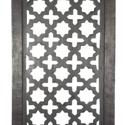 Cheap 🛒 Black Traditional Ornamental Wood Wall Decor, 72" x 20" by Ivory and Iris 🧨 -Cheap Ivory and Iris Store D502527S 4