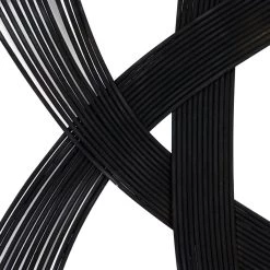 Budget 🔔 Black Wood Modern Wall Decor, 34" x 34" x 1" by Ivory and Iris 🔔 -Cheap Ivory and Iris Store D502529S 4