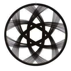 Budget 🔔 Black Wood Modern Wall Decor, 34" x 34" x 1" by Ivory and Iris 🔔 -Cheap Ivory and Iris Store D502529S 5