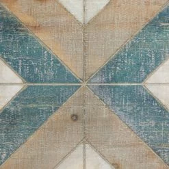 Best Pirce ⌛ Grey Farmhouse Abstract Wood Wall Decor, 23" x 46" by Ivory and Iris 👏 -Cheap Ivory and Iris Store D502530S 4