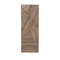 Best Pirce 🧨 Blue Farmhouse Abstract Recycled Teak Wall Decor, 56" x 20" by Ivory and Iris ⌛