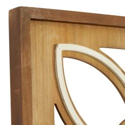 Discount 🌟 Set of 2 Brown Wood Farmhouse Wall Decor 16", 38" by Ivory and Iris ⭐ -Cheap Ivory and Iris Store D502550S 3