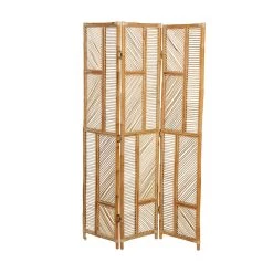 Wholesale 🌟 Brown Wood Contemporary Room Divider Screen, 71" x 52" x 1" by Ivory and Iris 🎁 -Cheap Ivory and Iris Store D502597S 7