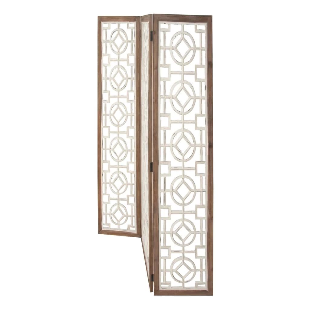 Flash Sale β White Wood Farmhouse Room Divider Screen, 72" x 54" x 1" by Ivory and Iris π 2 Flash Sale β White Wood Farmhouse Room Divider Screen, 72" x 54" x 1" by Ivory and Iris π - Image 2