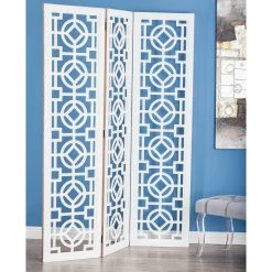 Flash Sale β White Wood Farmhouse Room Divider Screen, 72" x 54" x 1" by Ivory and Iris π 17 Flash Sale β White Wood Farmhouse Room Divider Screen, 72" x 54" x 1" by Ivory and Iris π -Cheap Ivory and Iris Store D502598S 8