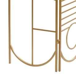 Outlet ✨ Gold Metal Modern Room Divider Screen 69" x 50" x 1" by Ivory and Iris 🔥 -Cheap Ivory and Iris Store D502599S 3