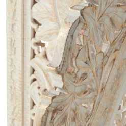 Outlet 💯 White Mango Wood Eclectic Room Divider Screen, 72 " x 60 " x 2 " by Ivory and Iris 😍 -Cheap Ivory and Iris Store D502609S 3