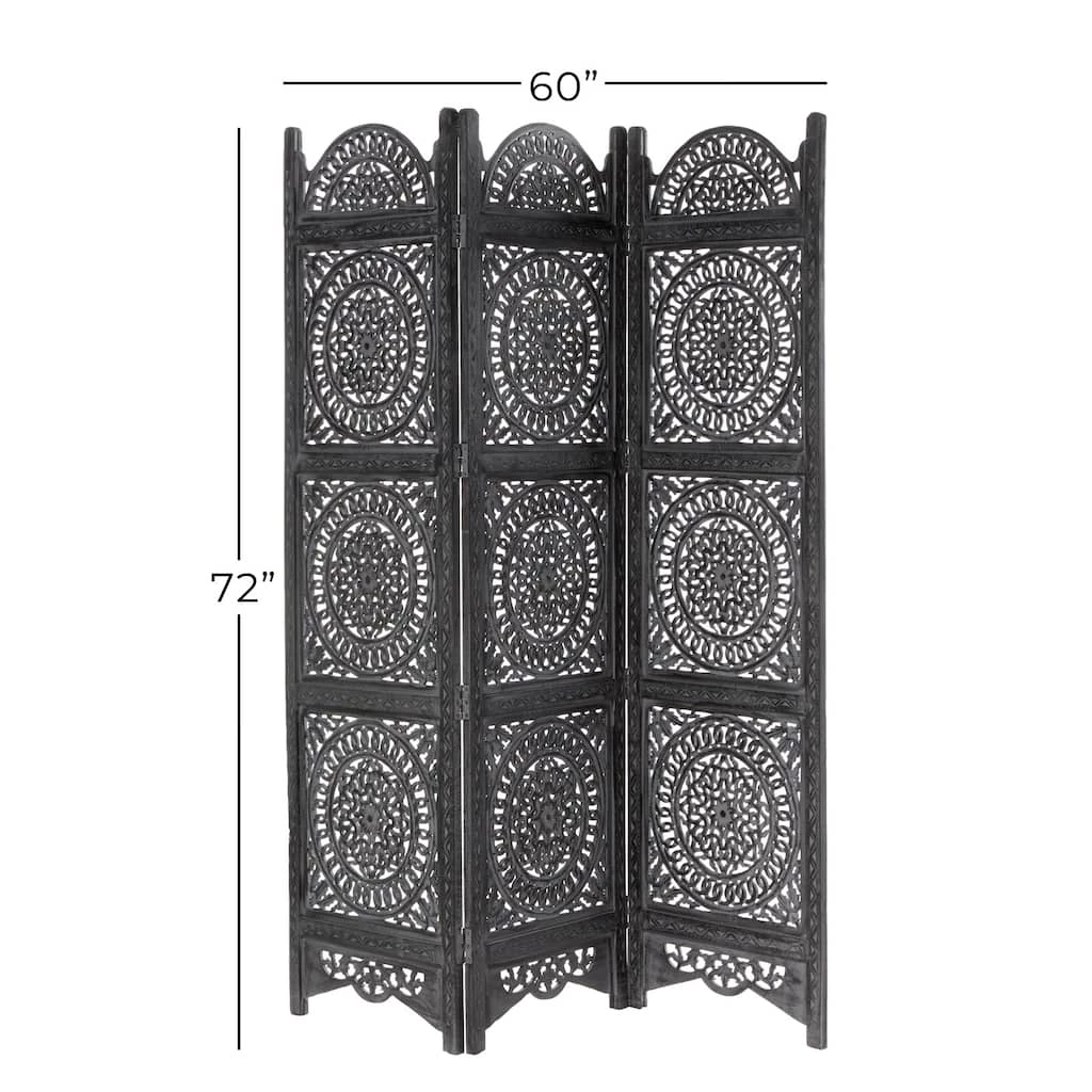 Best reviews of π₯ Black Mango Wood Eclectic Room Divider Screen, 72" x 60" x 1" by Ivory and Iris π 7 Best reviews of π₯ Black Mango Wood Eclectic Room Divider Screen, 72" x 60" x 1" by Ivory and Iris π - Image 7