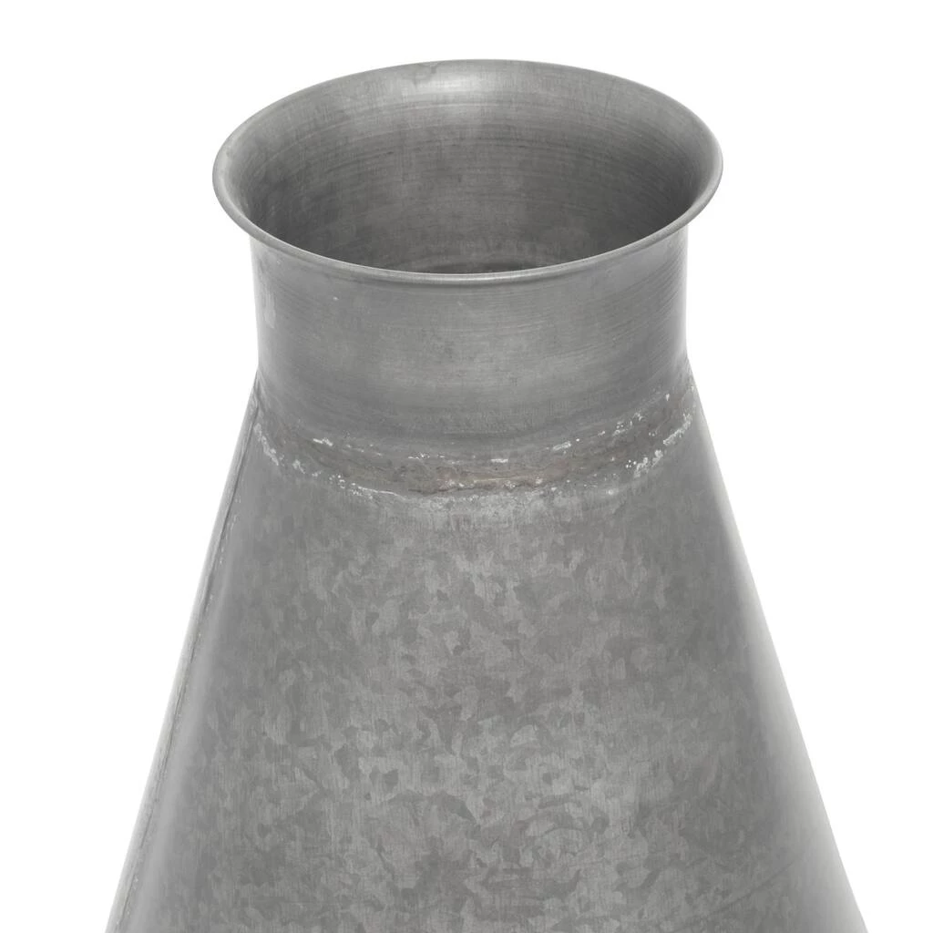 New β€οΈ Grey Metal Farmhouse Vase, 16" x 10" x 10" by Ivory and Iris π 3 New β€οΈ Grey Metal Farmhouse Vase, 16" x 10" x 10" by Ivory and Iris π - Image 3