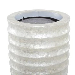 Budget π White Polystone Coastal Vase, 48" x 20" x 20" by Ivory and Iris π₯ 8 Budget π White Polystone Coastal Vase, 48" x 20" x 20" by Ivory and Iris π₯ -Cheap Ivory and Iris Store D502663S 3