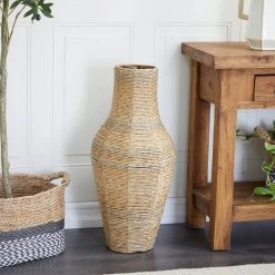 Coupon 😉 Brown Metal Coastal Style Vase, 28" x 12" x 12" by Ivory and Iris 🧨 -Cheap Ivory and Iris Store D502664S 5