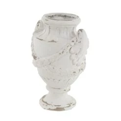 Best deal 😀 White Fiberglass Farmhouse Vase, 18" x 11" x 11" by Ivory and Iris 🎉 -Cheap Ivory and Iris Store D502673S 3