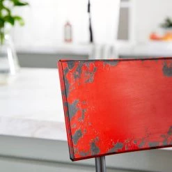 Top 10 😀 Grey Iron and Metal Vintage Bar Chair, 41" x 18" x 18" by Ivory and Iris 🧨 -Cheap Ivory and Iris Store D503735S 7