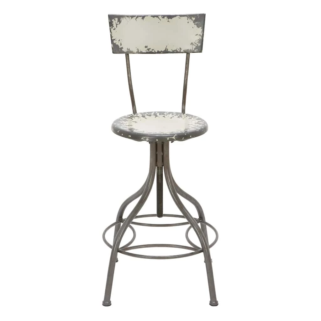Brand new π₯° Beige Iron and Metal Vintage Bar Chair, 41" x 18" x 18" by Ivory and Iris π 1 Brand new π₯° Beige Iron and Metal Vintage Bar Chair, 41" x 18" x 18" by Ivory and Iris π