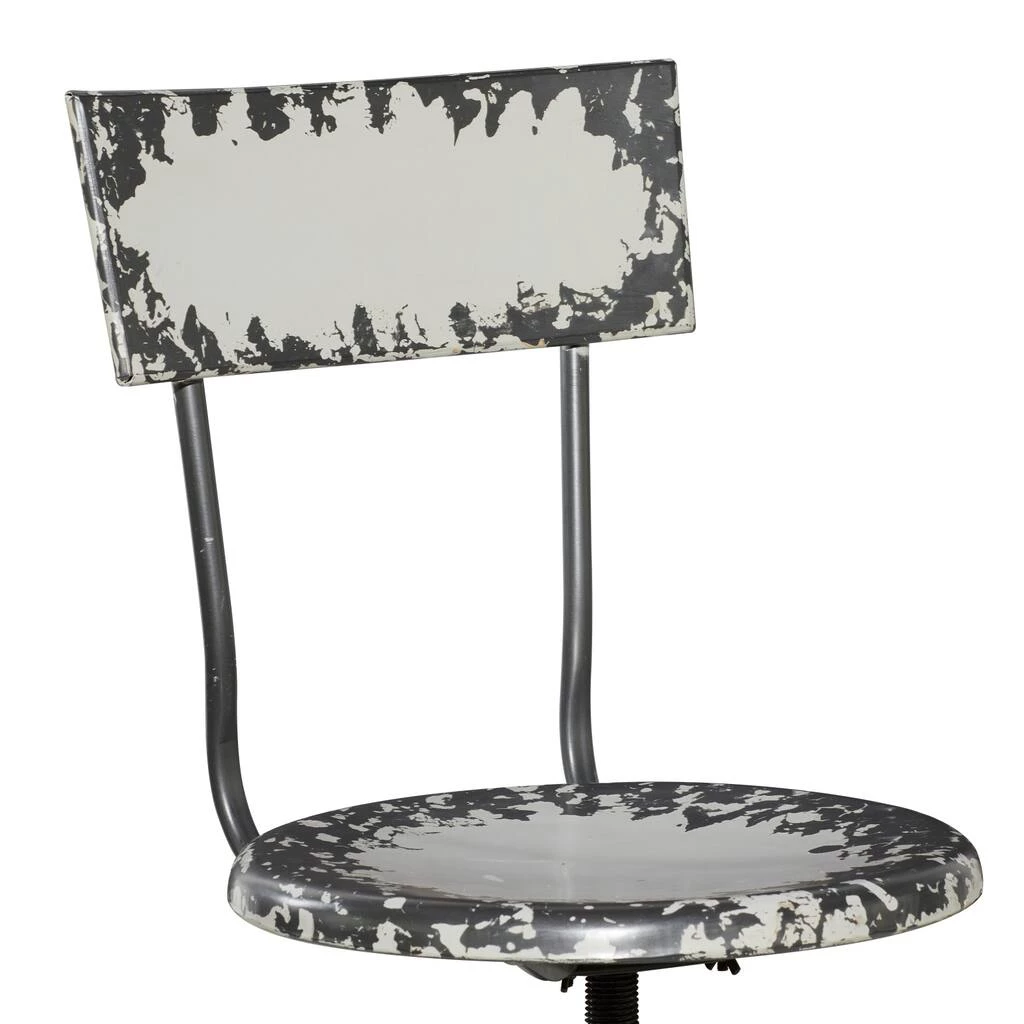 Brand new π₯° Beige Iron and Metal Vintage Bar Chair, 41" x 18" x 18" by Ivory and Iris π 3 Brand new π₯° Beige Iron and Metal Vintage Bar Chair, 41" x 18" x 18" by Ivory and Iris π - Image 3