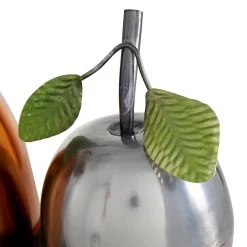 Flash Sale ⌛ Multi Iron Traditional Decorative Fruit with Tray, 11" x 22" x 14" by Ivory and Iris ⌛ -Cheap Ivory and Iris Store D503769S 5