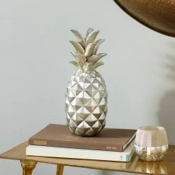 Budget ⌛ Silver Polystone Traditional Decorative Pineapple, 14" x 6" x 6" by Ivory and Iris ✔️ 19 Budget ⌛ Silver Polystone Traditional Decorative Pineapple, 14" x 6" x 6" by Ivory and Iris ✔️ -Cheap Ivory and Iris Store D503774S 10