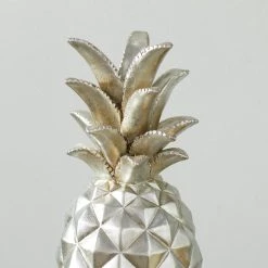 Budget ⌛ Silver Polystone Traditional Decorative Pineapple, 14" x 6" x 6" by Ivory and Iris ✔️ 14 Budget ⌛ Silver Polystone Traditional Decorative Pineapple, 14" x 6" x 6" by Ivory and Iris ✔️ -Cheap Ivory and Iris Store D503774S 5