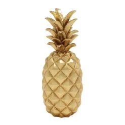 Cheap Ivory and Iris Store 11 Deals π€© Gold Polystone Traditional Decorative Pineapple , 18" x 7" x 7" by Ivory and Iris π