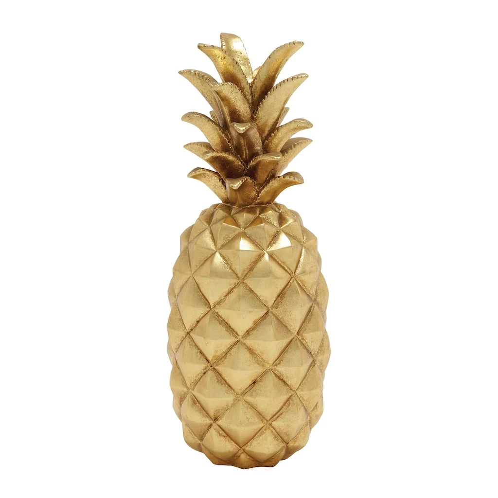 Deals π€© Gold Polystone Traditional Decorative Pineapple , 18" x 7" x 7" by Ivory and Iris π 1 Deals π€© Gold Polystone Traditional Decorative Pineapple , 18" x 7" x 7" by Ivory and Iris π