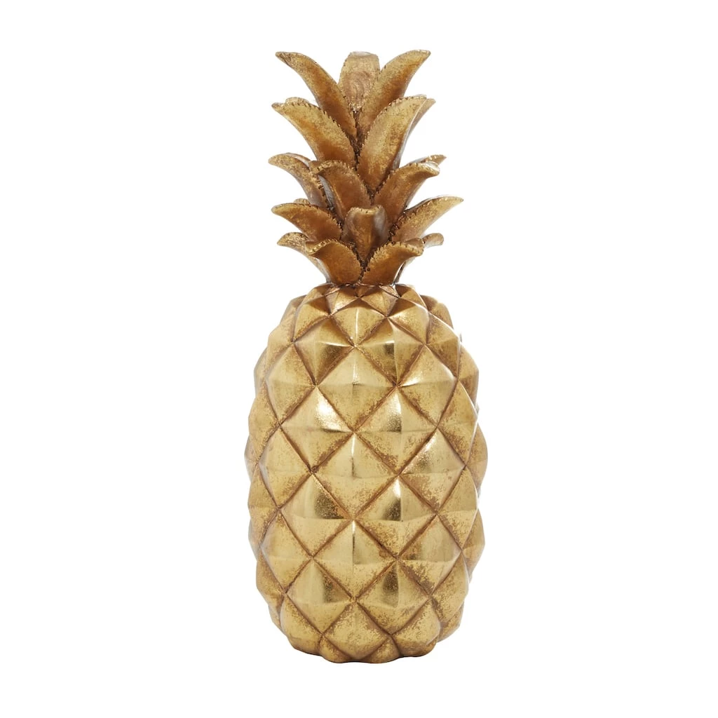 Deals π€© Gold Polystone Traditional Decorative Pineapple , 18" x 7" x 7" by Ivory and Iris π 6 Deals π€© Gold Polystone Traditional Decorative Pineapple , 18" x 7" x 7" by Ivory and Iris π - Image 6