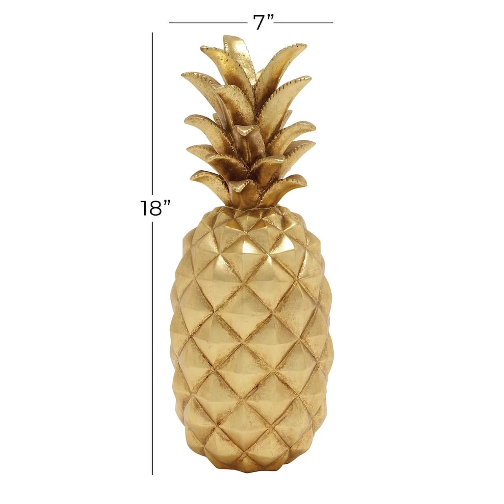 Deals π€© Gold Polystone Traditional Decorative Pineapple , 18" x 7" x 7" by Ivory and Iris π 7 Deals π€© Gold Polystone Traditional Decorative Pineapple , 18" x 7" x 7" by Ivory and Iris π - Image 7