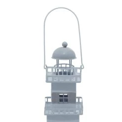 Coupon 😉 Grey Iron Coastal Candle Holder Lantern, 11" x 4" x 4" by Ivory and Iris 🧨 -Cheap Ivory and Iris Store D503801S 4