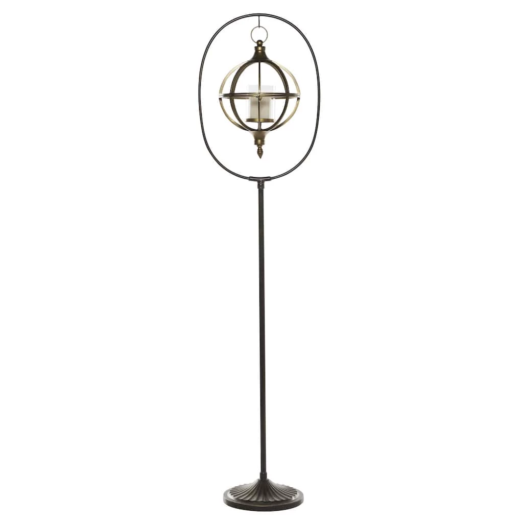 Top 10 π Bronze Iron Modern Candle Holder Lantern, 66" x 16" x 11" by Ivory and Iris π 1 Top 10 π Bronze Iron Modern Candle Holder Lantern, 66" x 16" x 11" by Ivory and Iris π