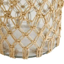 Best Sale 😀 Brown Glass Coastal Lantern, 12" x 7" x 8" by Ivory and Iris 🎉 -Cheap Ivory and Iris Store D503837S 5
