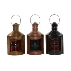 Budget 🛒 Set of 3" Multi Colored Metal Rustic Lantern, 5" x 11" by Ivory and Iris 👍