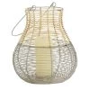 Best deal 🤩 Natural Iron Contemporary Candle Holder Lantern, 12" x 10" x 10" by Ivory and Iris 😉