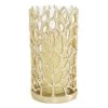 Promo 💯 Gold Aluminum Coastal Candle Holder, 10" x 5" x 5" by Ivory and Iris 💯
