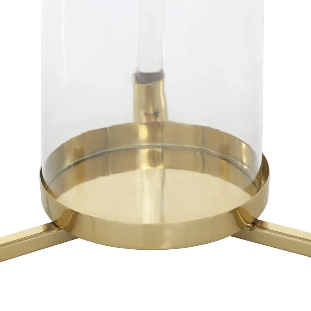 Hot Sale π Gold Stainless Steel Contemporary Lantern, 18" x 11" x 11" by Ivory and Iris π 5 Hot Sale π Gold Stainless Steel Contemporary Lantern, 18" x 11" x 11" by Ivory and Iris π - Image 5